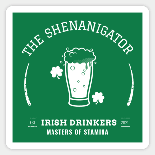 Green Shenanigator - Funny Shenanigans St. Patrick's Day Sticker